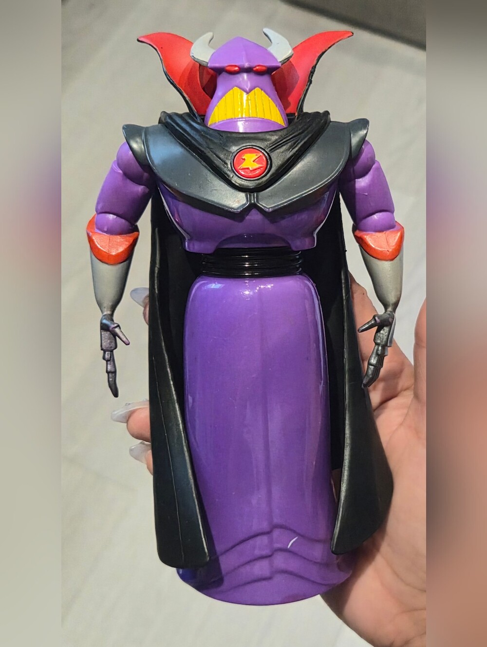 Zurg Toy Story Disney Purple & Black Villain Action Figure with Red Accents